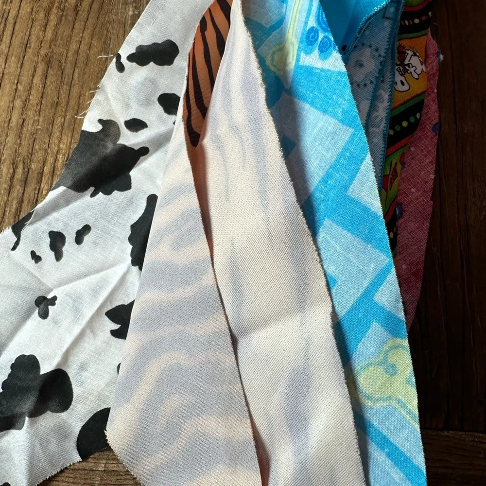 Colorful Dog Bandana Set (scarf) for Xsmall dogs